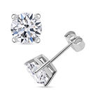 LUXURIANT DIAMOND - Lab Grown Diamant VS-EF SGL zertifiziert Ohrringe, 585 Weißgold ca. 3.00 ct