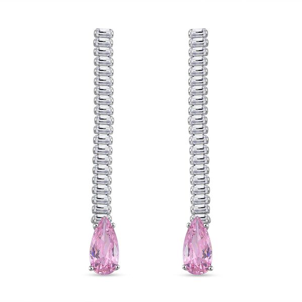 Rosa Zirkonia Schmuckset Messing image number 7