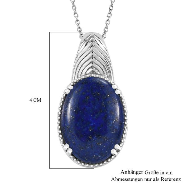 Lapislazuli Anhänger mit 45cm Kette - 26 ct. image number 5