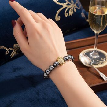 Terahertz, Wei&szlig;er Zirkonia Schildkr&ouml;te Armband ca. Flexibles cm Nickelfreies Messing Standard 131.00 ct