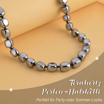 Terahertz Halskette ca. 45 cm 925 Silber rhodiniert