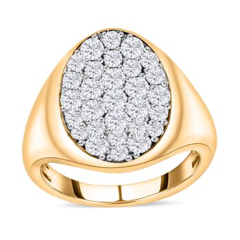 Moissanit Ring - 1,16 ct.
