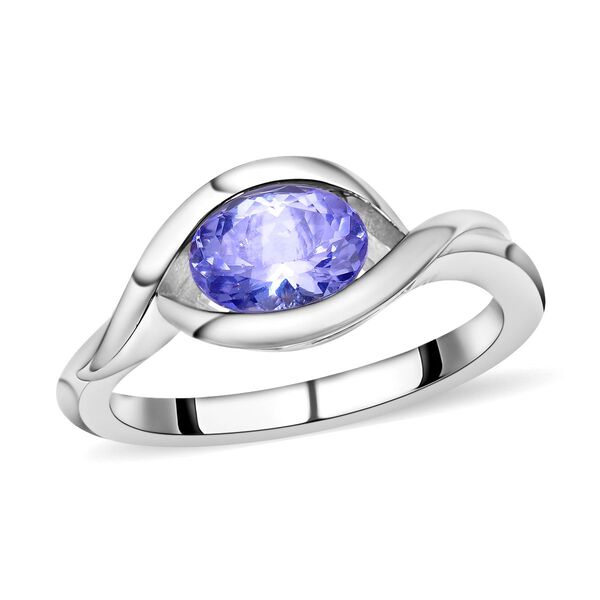 Tansanit Solitär Ring - 1,14 ct. image number 3