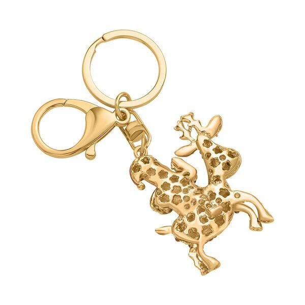 Weihnachtlicher Kristall Schl&uuml;sselanh&auml;nger, emailliert image number 4