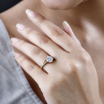 Moissanit Ring - 2 ct.