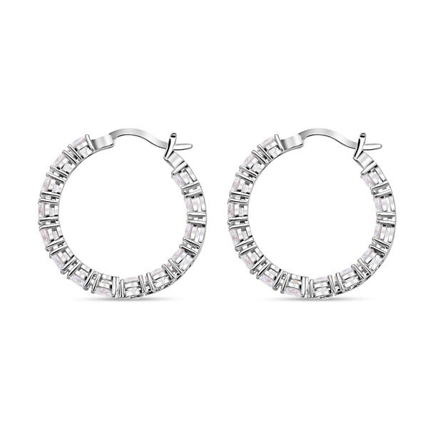 Moissanit Creolen - 12,28 ct. image number 4