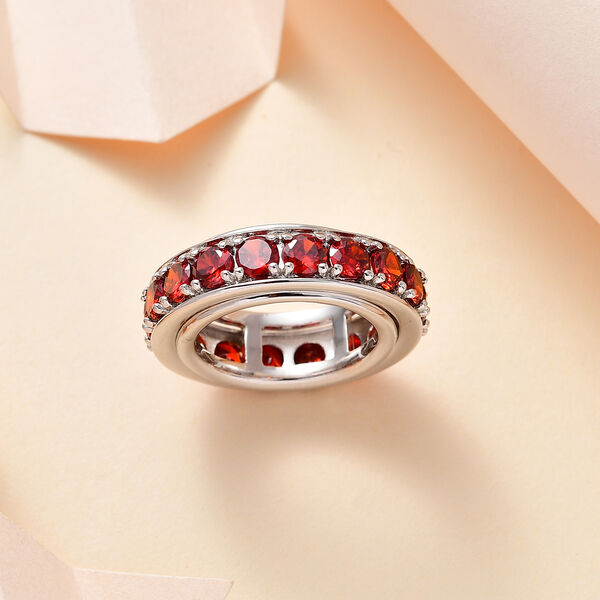 Granat Zirkonia Spinning Ring - 8,01 ct. image number 2