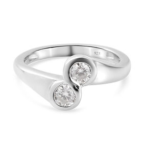 Moissanit Ring - 0,46 ct.