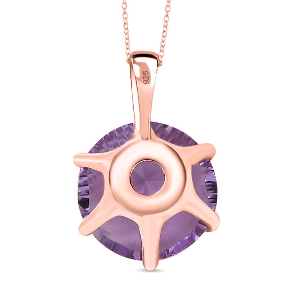 Rose De France Amethyst Anhänger mit 50cm Kette - 5,60 ct. image number 5