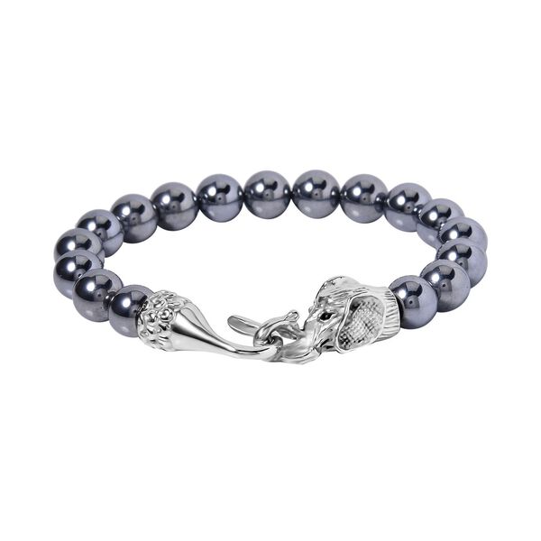 Terahertz Elefanten Armband, ca. 19 cm, Reiner Edelstahl Antik-silber-Plattierung ca. 150.00 ct image number 0