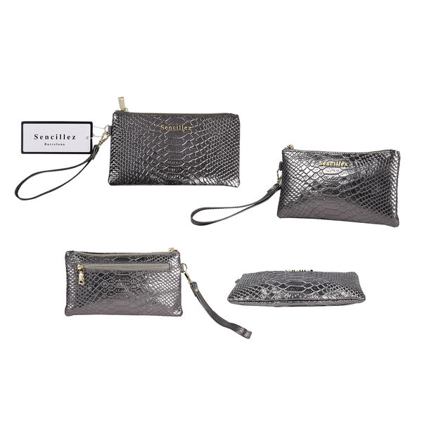 SENCILLEZ - 100% Leder Clutch image number 4