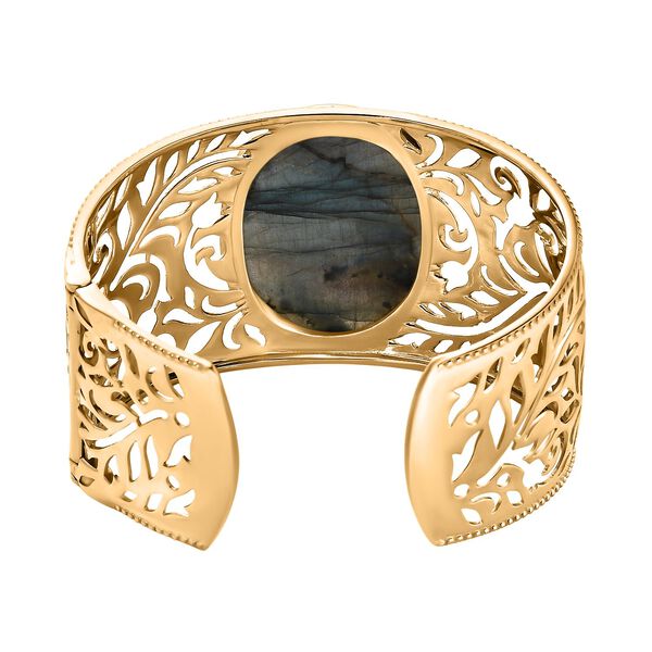 Labradorit Armreif ca. 19 cm, vergoldet ca. 39.92 ct image number 6