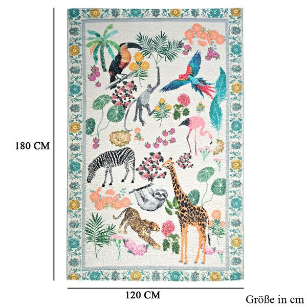Teppich Digitaldruck Tiermotiv, Baumwolle Polyester, 120 x 180 cm image number 9