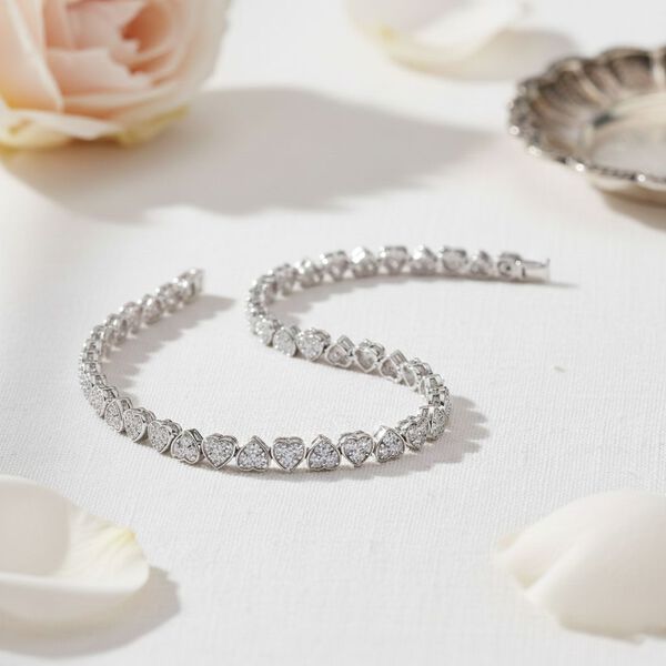 LUXURIANT SGL zertifiziertes SI-GH Labor Diamant Armband - 3 ct. image number 2