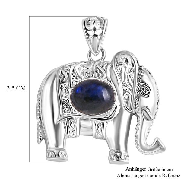 D'Joy Labradorit Anh&auml;nger 925 Silber ca. 3.00 ct image number 5