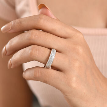 LUXURIANT DIAMOND - Lab Grown Diamant SI-GH Ring 925 Silber Rhodiniert und 750 Gelbgold Vermeil (Gr&ouml;&szlig;e 17.00) ca. 0,20 ct