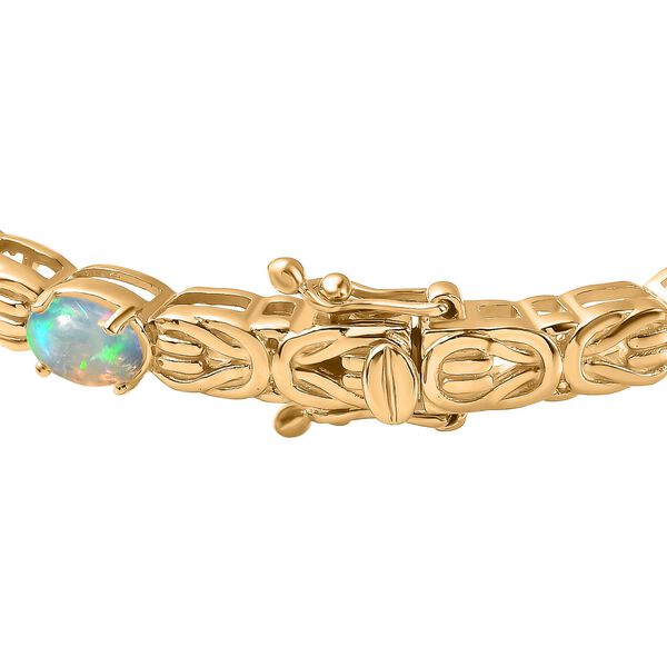 AA nat&uuml;rlicher, &auml;thiopischer Welo Opal Armreif, 19 cm - 3,18 ct. image number 6