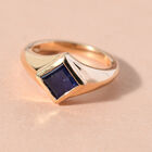 Masoala Saphir Solitär Ring, 925 Silber vergoldet, 1,81 ct. image number 1