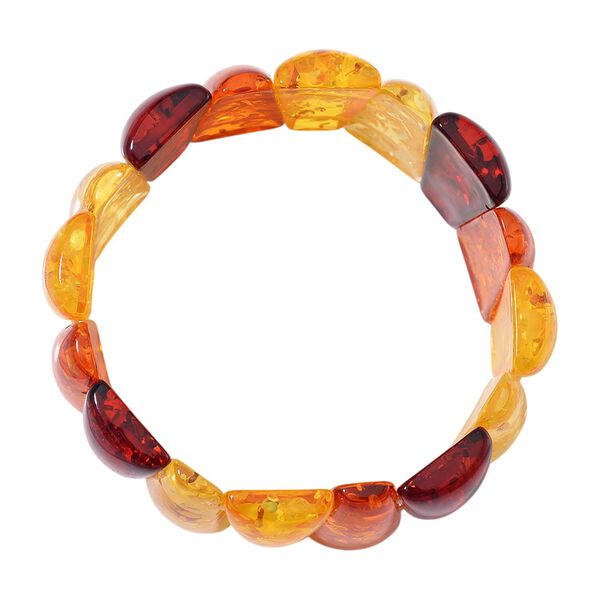 Synthetischer Bernstein Armband, flexibel image number 3