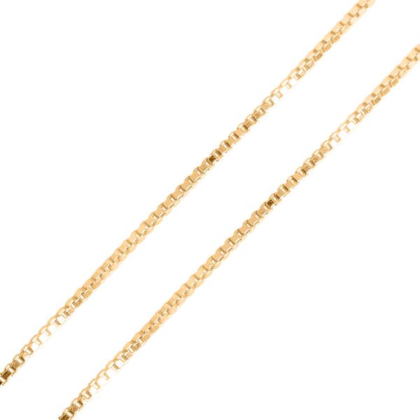 925 Silber vergoldetKette ca. 60 cm ca. 2,40g image number 2