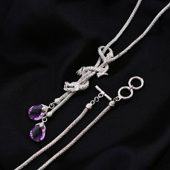 Royal Bali Kollektion- Lusaka Amethyst Halskette - 12,04 ct.