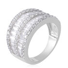 LUSTRO STELLA - Zirkonia Ring 925 Silber rhodiniert  ca. 1,97 ct image number 2