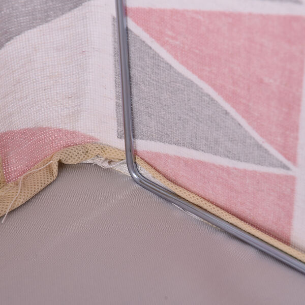 Aufbewahrungstasche Organizer mit Griff, Dreieckiges Muster, Wei&szlig; und Mehrfarbig image number 6