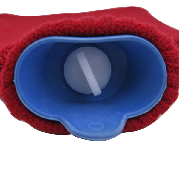 2er-Set W&auml;rmflasche mit Strickbezug, 2000ml und 1 Paar rutschfeste Haussocken mit Sherpa Futter, Einheitsgr&ouml;&szlig;e 18x32 cm&nbsp; image number 7