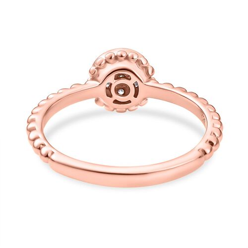 Lab Grown Diamant SI Ring 925 Silber (Größe 17.00) ca. 0,15 ct image number 5