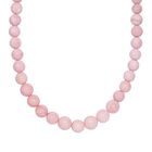 Rosa Opal Halskette ca. 50 cm Messing rhodiniert ca. 191.00 ct