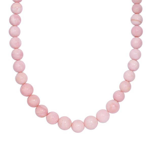 Rosa Opal Halskette ca. 50 cm Messing rhodiniert ca. 191.00 ct image number 0