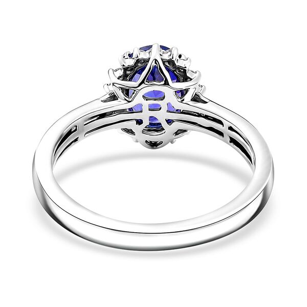 RHAPSODY AAAA Tansanit und VS EF Diamant Ring in 950 Platin - 1,76 ct. image number 4