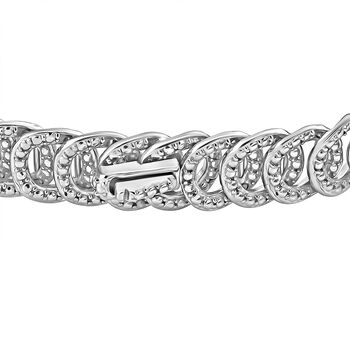 EVER TRUE Wei&szlig;er Diamant Armband ca. 19 cm Nickelfreies Messing (10-15 Werktage Lieferzeit)