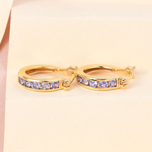 Infinity Tansanit Creolen - 0,74 ct. image number 2