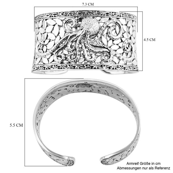Royal Bali - 925 Silber Armreif ca. 19 cm ca. 66,69g image number 6