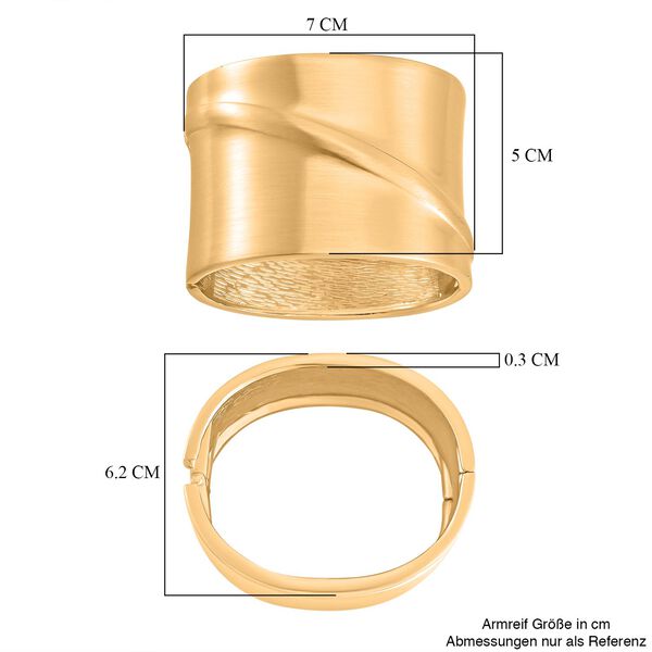 Designer Inspiriert Armreif Goldfarben image number 5