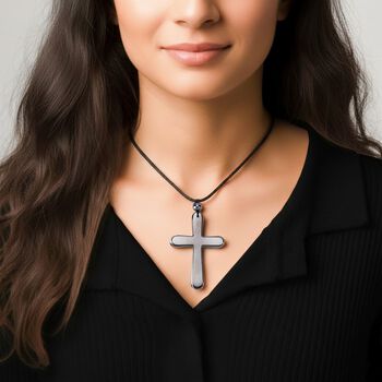 Terahertz 70cm Kreuz-Halskette - 65 ct.