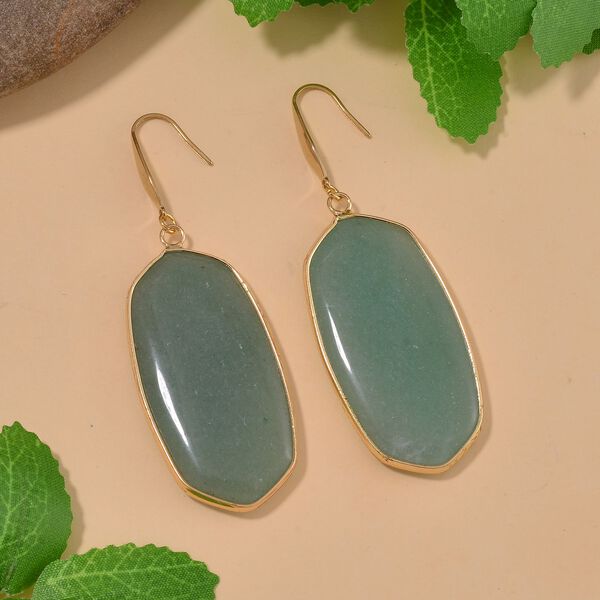 Grüne Aventurin-Ohrringe - 45 ct. image number 2