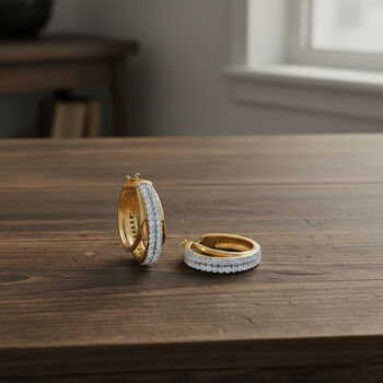 LUXURIANT SGL zertifizierte SI-GH Labor Diamant Ohrringe - 1 ct.