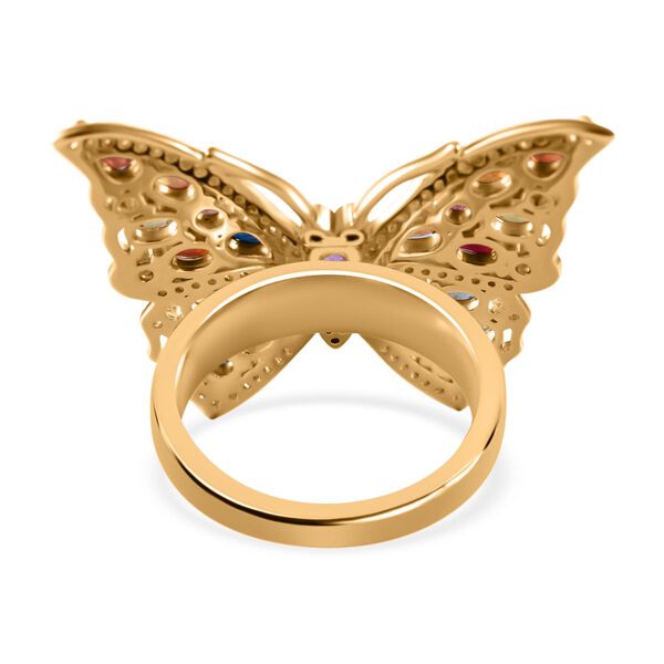 Mehrfarbiger Saphir Ring, ca. 5,27 ct. image number 3