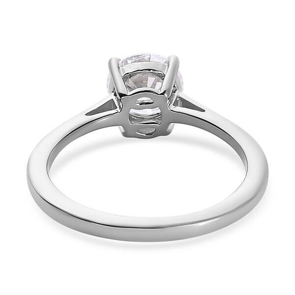Funkelnde K&ouml;nigin - Moissanit Ring, 925 Silber platiniert- 0,92 ct. image number 6
