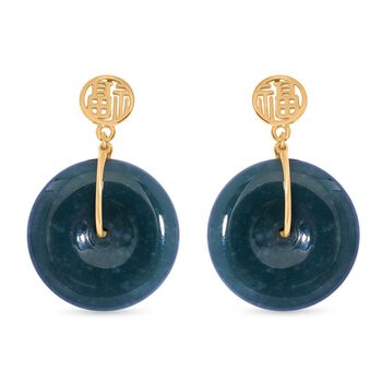 50 ct. nat&uuml;rliche Olmek Jadeit Ohrringe