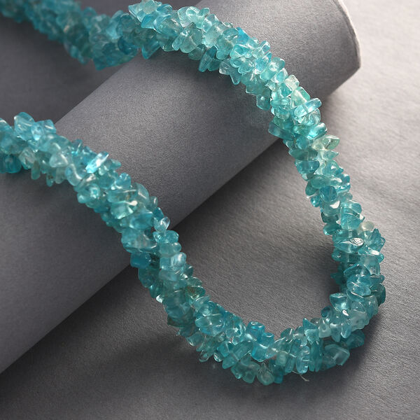 Apatit Halskette, 50 cm - 370 ct. image number 1