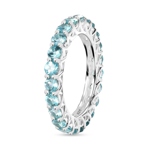 Blauer Apatit-Ring - 3,14 ct. image number 5