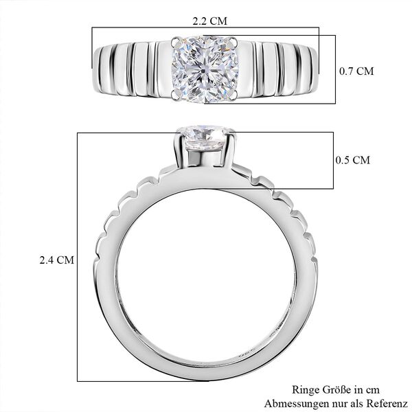Moissanit Ring - 1 ct. image number 4