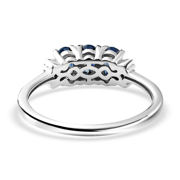 Ozean-grüner Saphir und Diamant-Ring - 1,07 ct. image number 6