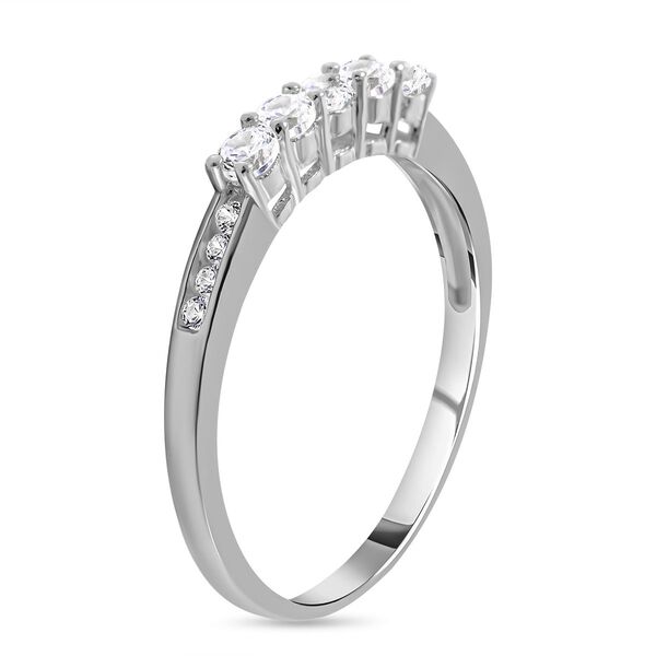 LUSTRO STELLA - Weißer Zirkonia-Ring, 925 Silber rhodiniert - 1,35 ct. image number 2