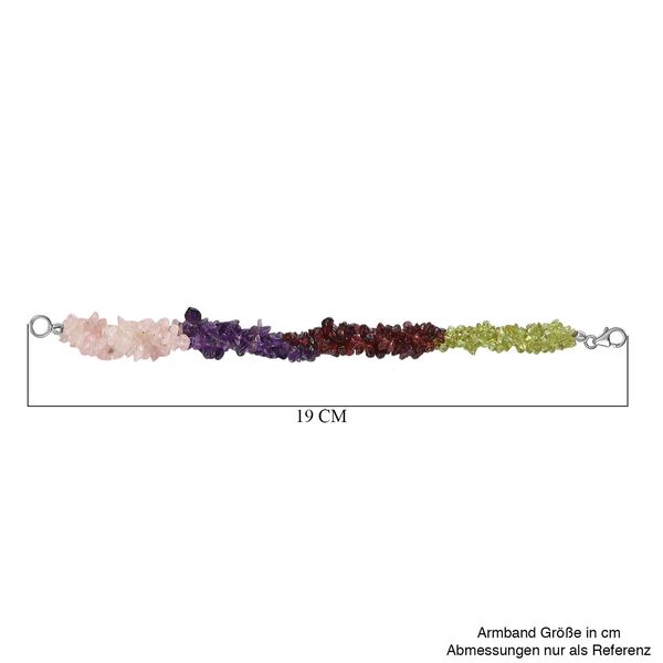 Multi-Edelstein Armband, 19cm - 111,85 ct. image number 6