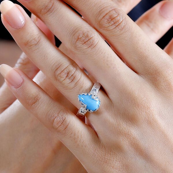 AA Sleeping Beauty Türkis Ring, ca. 2,67 ct. image number 3