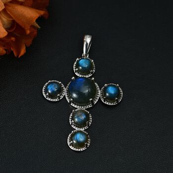 AAA Labradorit Keruz Anh&auml;nger - 9,99 ct.